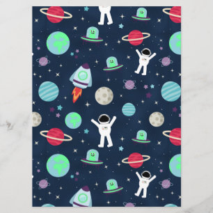Menu Ilustração de padrão de espaço