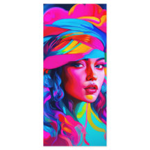 Indicador de Retrato de Abstrato vibrante