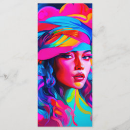 Menu Indicador de Retrato de Abstrato vibrante