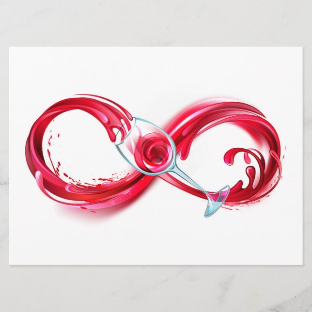 Menu Infinidade com vinho tinto (Frente)