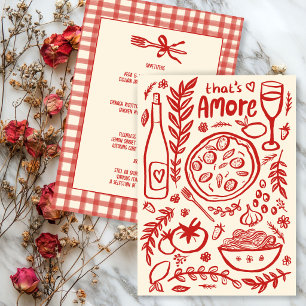 Menu Isso é Amore Caprichoso Comida Bebida Italiana PER