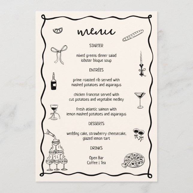 Menu Isso é mais Chá de panela (Frente)