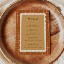 Menu Jantar de Ação de Graças com Torta de Abóbora em A