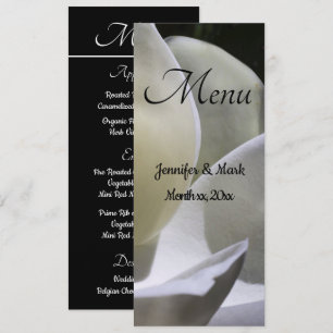 Menu Jantar White Magnolia Weding