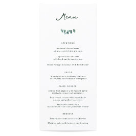 Menu Janto Adelaide Wedding