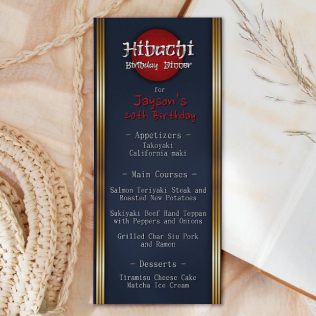 Menu Janto Birthday Hibachi (Criador carregado)