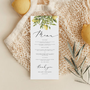 Menu Janto Casal Mediterrâneo Lemon Sorrento