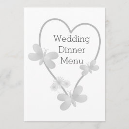 Menu Janto Casamento Borboletas do Coração Silver
