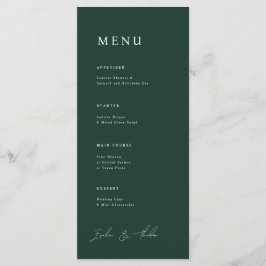 Menu Janto Casamento Parker