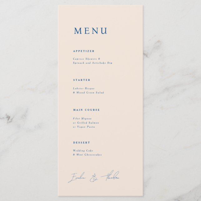 Menu Janto Casamento Parker (Frente)