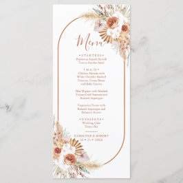 Menu Janto Casamento Rust Boho E Pampas Grass