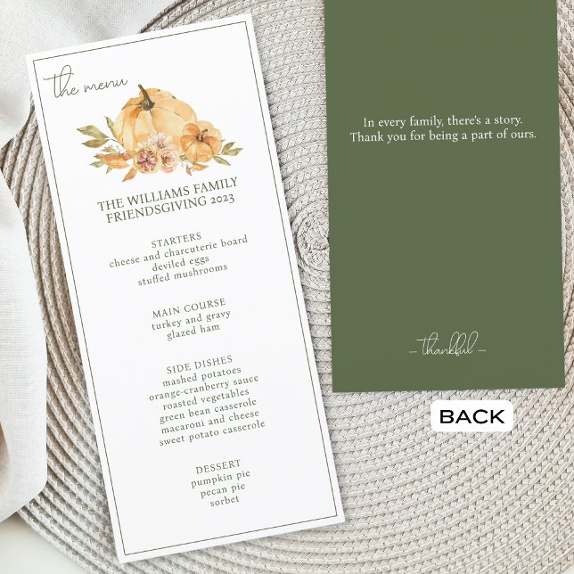 Menu Janto de Ação de Amizade de Ação de Graças da Bomb (Criador carregado)