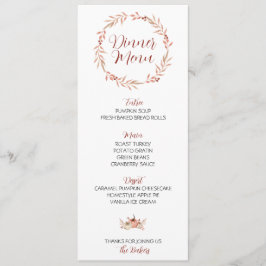 Menu Janto de Ação de Graças, Pumpkin Spice