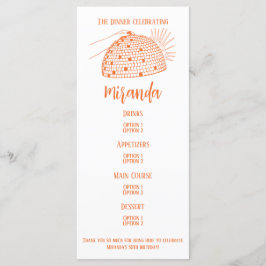 Menu Janto de Bola Disco Laranja