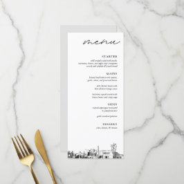 Menu Janto de Casamento de Arizona Mesa