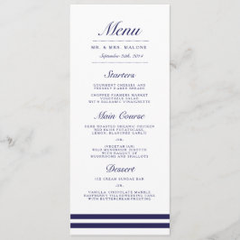 Menu Janto de Casamento de Marinhos Náuticos