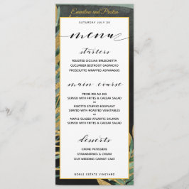 Menu Janto de Casamento de Palma Tropical