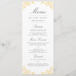 Menu Janto de Casamento do Jardim Secreto - Amarel