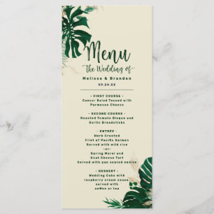 Menu Janto de Casamento Moderno da Greenerescência e Fo