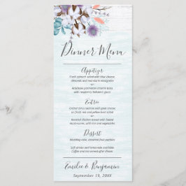 Menu Janto de Casamento Russo de Algodão do País Sul