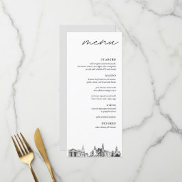 Menu Janto de Casamento Skyline Philadelphia
