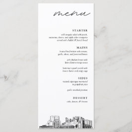 Menu Janto de Casamentos de Skyline Myrtle Beach