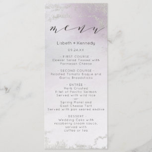 Menu Janto de Fosco de folhas Lavandas de prata roxa