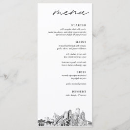Menu Janto Detroit Wedding