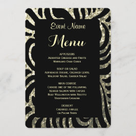 Menu janto | Dourado e preto