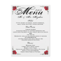 Menu Janto Final de Casamento Shalicia