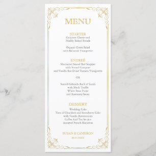 Menu Janto Gatsby Vintage   Cor editável