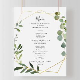 Menu Janto Geométrico Tropical Green deixa espanhol