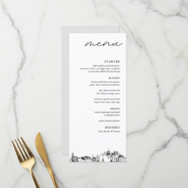 Menu Janto Moderno de Casamentos de El Paso Skylin