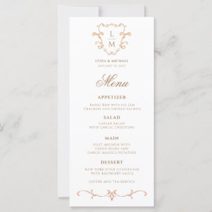 Menu Janto Monograma Barroco