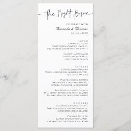 Menu Janto Noite Antes do Ensaio 4 x 9"