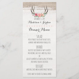 Menu Janto Personalizado de Casamento Russo dos Am