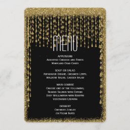 Menu janto | Preto Dourado Moderno