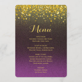Menu janto | Roxo e Dourado