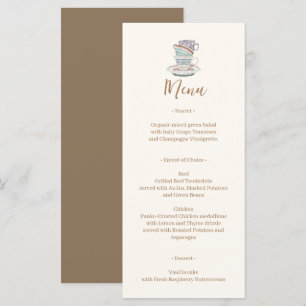 Menu JULIET Tea Set Party