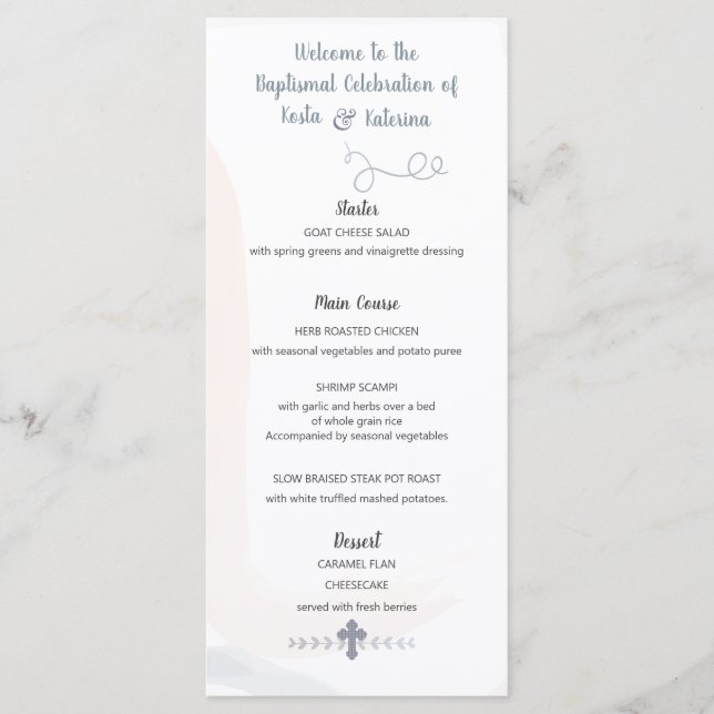 Menu Kosta & Katerina (Frente)