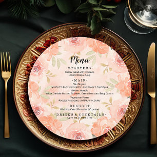 Menu Laranja Laranja Laranja Laranja Floral