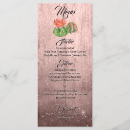 Menu Laranja Laranja-Vidro Cactus Pêssego-marrom