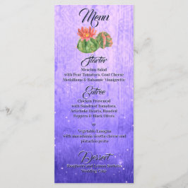 Menu Laranja-Vidro-Vazio Cactus Puro