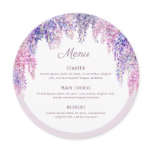 Lilac Wisteria Arch Round