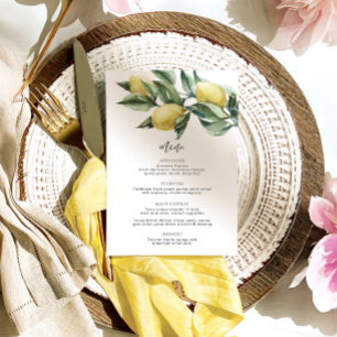 Menu Limões Tuscan & Obrigado