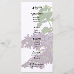Menu Lindos Lilacs