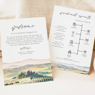 Menu Linha do tempo da letra de boas-vindas de destino