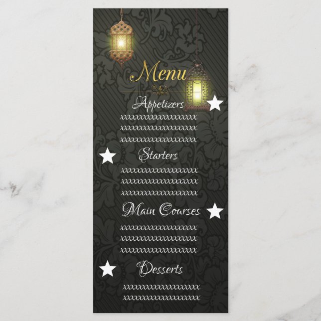 Menu Luminária (Frente)