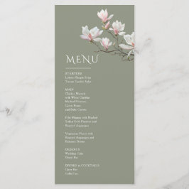 Menu Magnolia Arte Floral Fina
