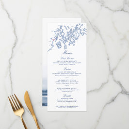 Menu - Mapa da Baía de Camden Maine Penobscot